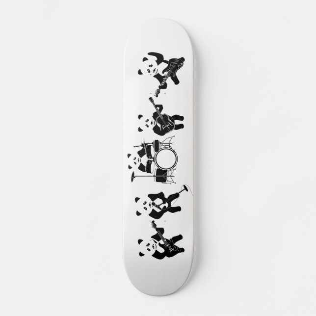 Skateboard Banda Panda Bear Cute (Anverso)