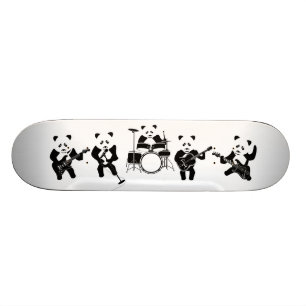 Skateboard Banda Panda Bear Cute