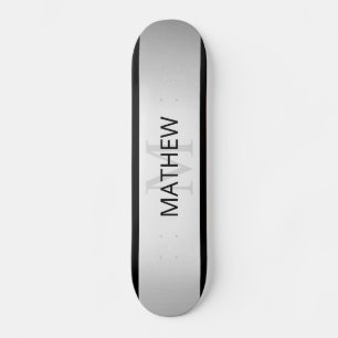 Skateboard Bandas de color negro y negro de imitación de plat
