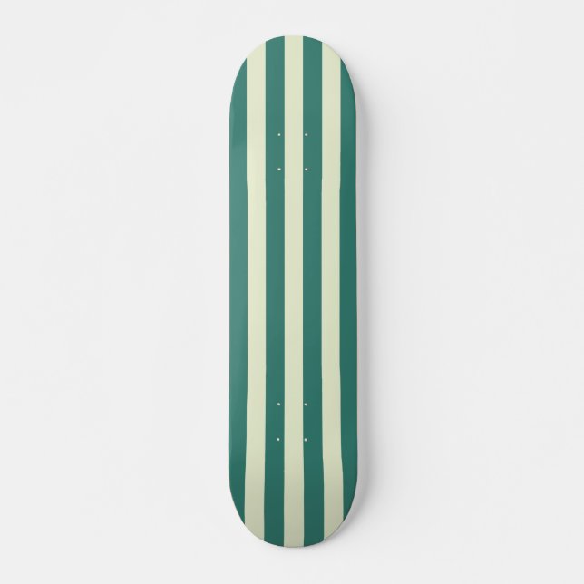 Skateboard Bandas de ropa deportiva retro preppy - verde retr (Anverso )