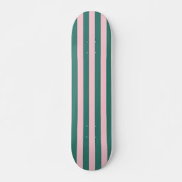Skateboard Bandas de ropa deportiva Retro Preppy - Verde Rosa