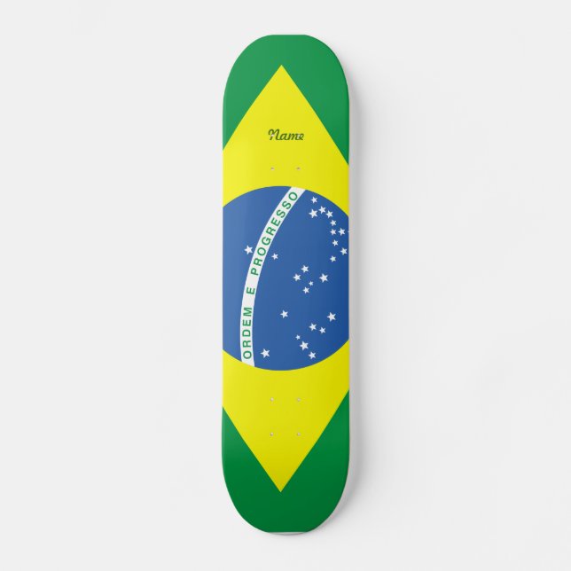 Skateboard Bandeira do Brasil (Anverso)