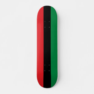 Skateboard Bandera africana de la cacerola, Kwanzaa feliz