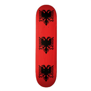 Skateboard Bandera albanesa patriótica