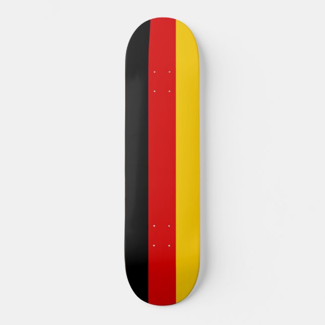Skateboard Bandera alemana (Alemania) (Anverso)