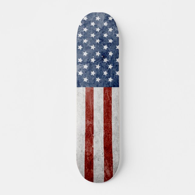 Skateboard Bandera americana (Anverso )
