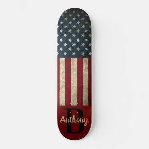 Skateboard Bandera americana
