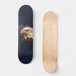 Skateboard Bandera americana águila calva
