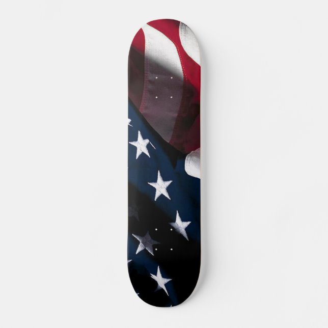 Skateboard Bandera americana patriótica (Anverso)
