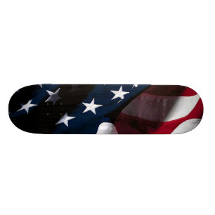 Skateboard Bandera americana patriótica