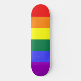 Skateboard Bandera arcoiris del orgullo gay