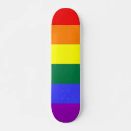 Skateboard Bandera arcoiris del orgullo gay