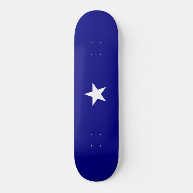 Skateboard Bandera azul Bonnie (Anverso)