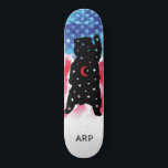 Skateboard *~*: Bandera azul roja para los militares<br><div class="desc">*Enérgicamente mejorado / impregna la silueta GRIZZLY BEAR en la bandera estadounidense * Bandera Patriótica Americana con silueta negra GRIZZLY BEAR . ... Este diseño presenta la bandera estadounidense de los Estados Unidos, también conocida como "Vieja Gloria" y "Estrellas". El diseño de la bandera acuarela americana incluye los colores azul...</div>