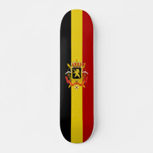 Skateboard Bandera belga