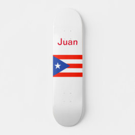 Skateboard Bandera Boricua Bandera Bandera Puertorriqueña 4Ju