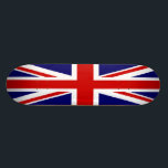 Skateboard Bandera británica Union Jack<br><div class="desc">Tablero británico del patín de Union Jack de la bandera.</div>