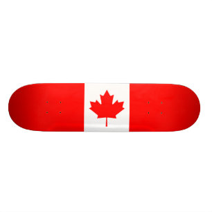 Skateboard Bandera canadiense