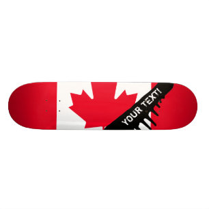 Skateboard Bandera clásica de Canadá