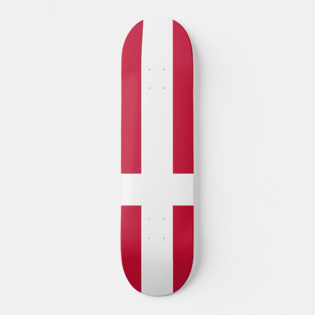 Skateboard Bandera danesa (Anverso)