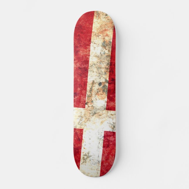 Skateboard Bandera danesa (Anverso)