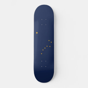 Skateboard Bandera de Alaska
