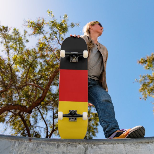 Skateboard Bandera de Alemania (Exterior 1)
