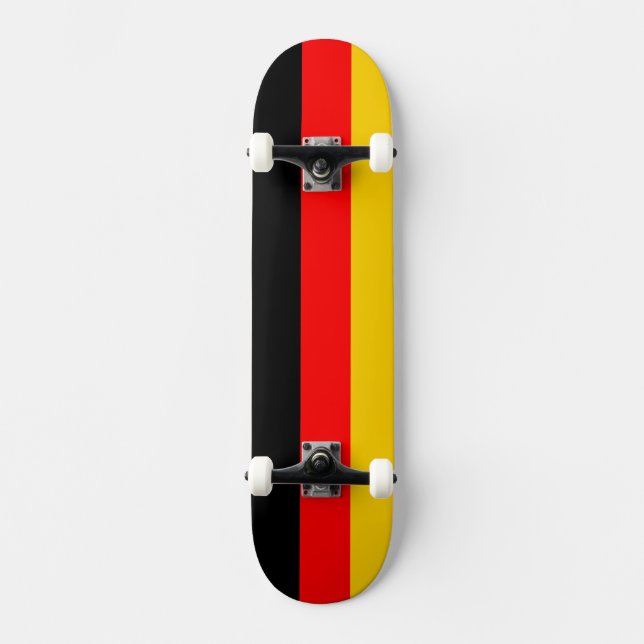 Skateboard Bandera de Alemania (Anverso)