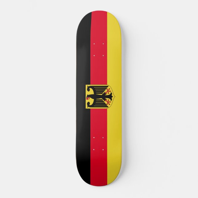 Skateboard Bandera de Alemania (Anverso)