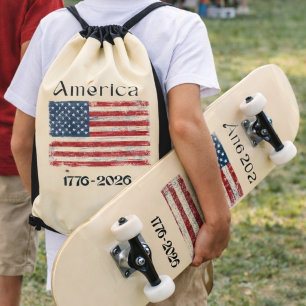 Skateboard Bandera de América 1776 a 2026 EE. UU. 250 Anivers