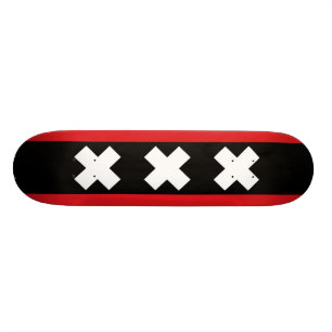 Skateboard Bandera de Amsterdam, Países Bajos