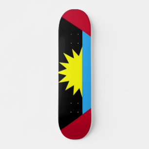 Skateboard Bandera de Antigua y Barbuda
