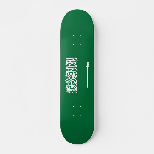 Skateboard Bandera de Arabia Saudita (Anverso )