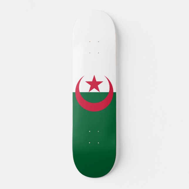 Skateboard Bandera de Argelia (Anverso)