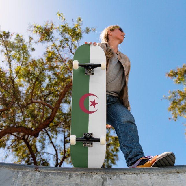 Skateboard Bandera de Argelia (Exterior 1)