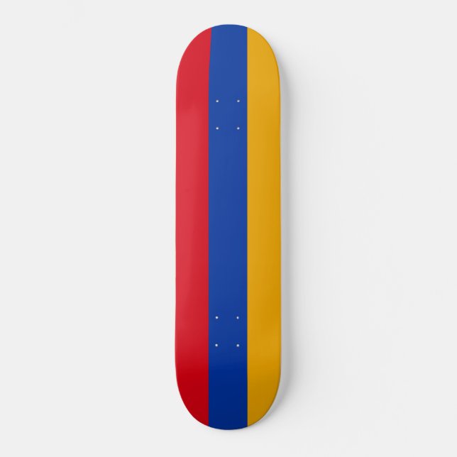 Skateboard Bandera de Armenia (Anverso)
