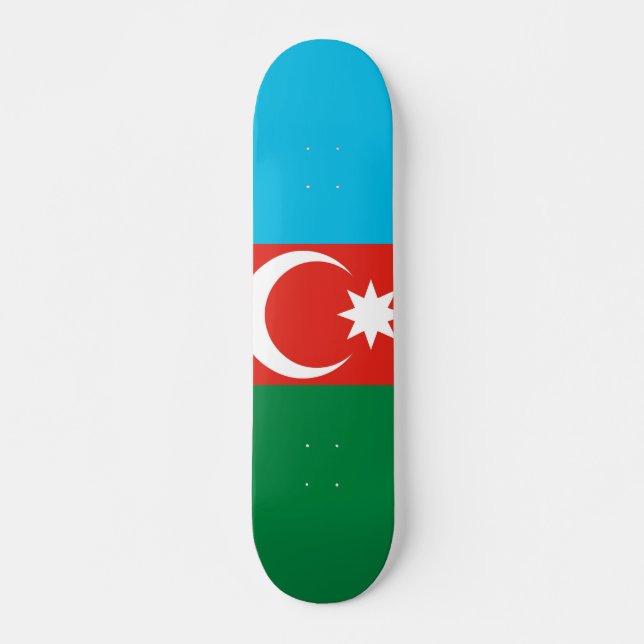 Skateboard Bandera de Azerbaiyán (Anverso )