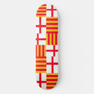 Skateboard Bandera de Barcelona