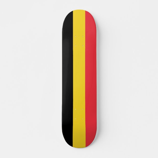 Skateboard Bandera de Bélgica (Anverso )