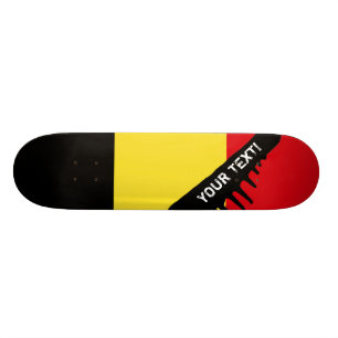Skateboard Bandera de Bélgica