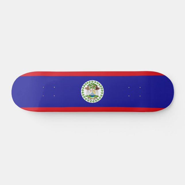 Skateboard Bandera de Belice (Horz)