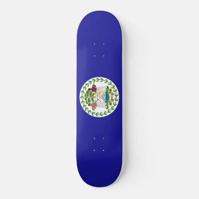 Skateboard Bandera de Belice (Anverso)