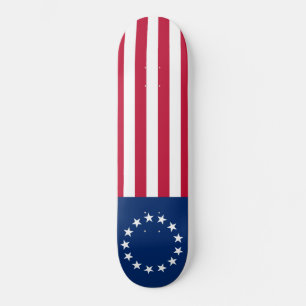 Skateboard Bandera de Betsy Ross en Estados Unidos