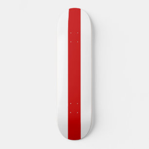 Skateboard Bandera de Bielorrusia (rojo y blanco)