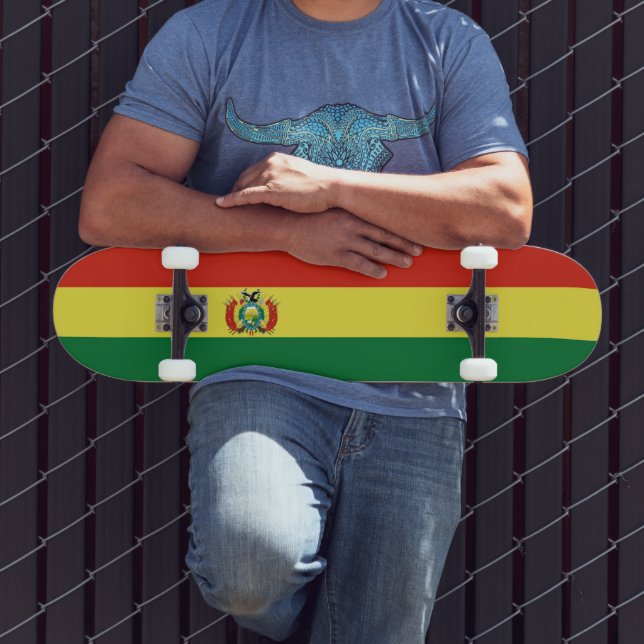 Skateboard Bandera de Bolivia (Exterior 3)