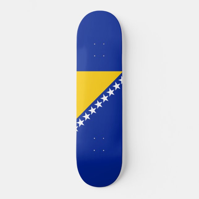 Skateboard Bandera de Bosnia y Herzegovina (Anverso)