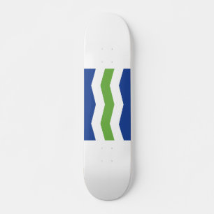 Skateboard Bandera de Burlington, Vermont