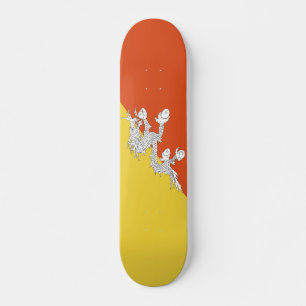 Skateboard Bandera de butano