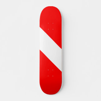 Skateboard Bandera de buzo Bandera de buceo Buzo abajo