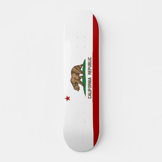 Skateboard Bandera de California (Anverso )